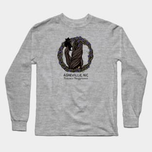 Nature's Playground Asheville, NC - Colored LeafBG 05 Long Sleeve T-Shirt